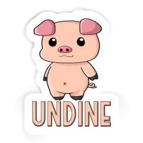 Undine Sticker Piglet Image