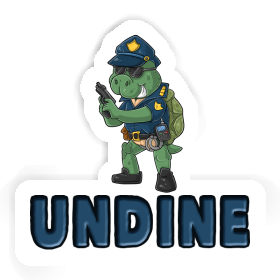 Sticker Police Officer Undine Image