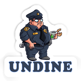 Police Officer Sticker Undine Image