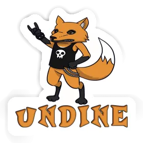 Sticker Rocker Fox Undine Image