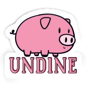 Undine Sticker Pig Image