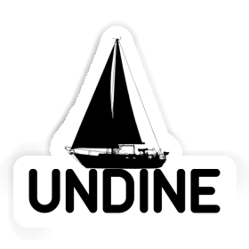 Segelboot Aufkleber Undine Image