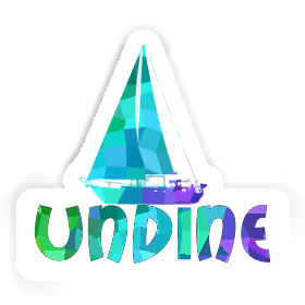 Sticker Undine Segelboot Image