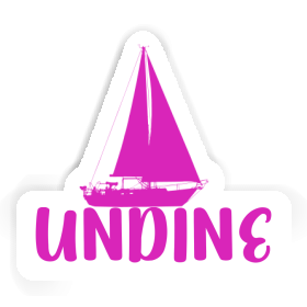 Undine Sticker Segelboot Image