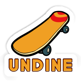 Undine Sticker Skateboard Image