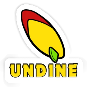 Surfbrett Sticker Undine Image
