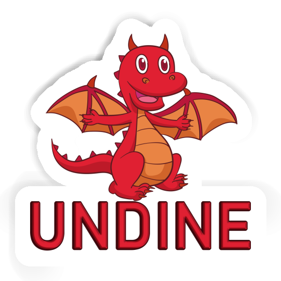 Undine Autocollant Bébé dragon Laptop Undine Autocollant Bébé dragon Laptop Image