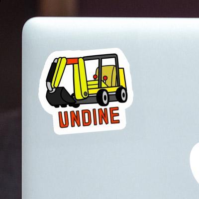 Autocollant Undine Mini-pelle Laptop Autocollant Undine Mini-pelle Laptop Image