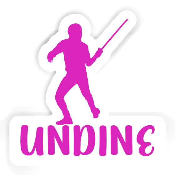 Undine Sticker Fencer Notebook Undine Sticker Fencer Gift package Image