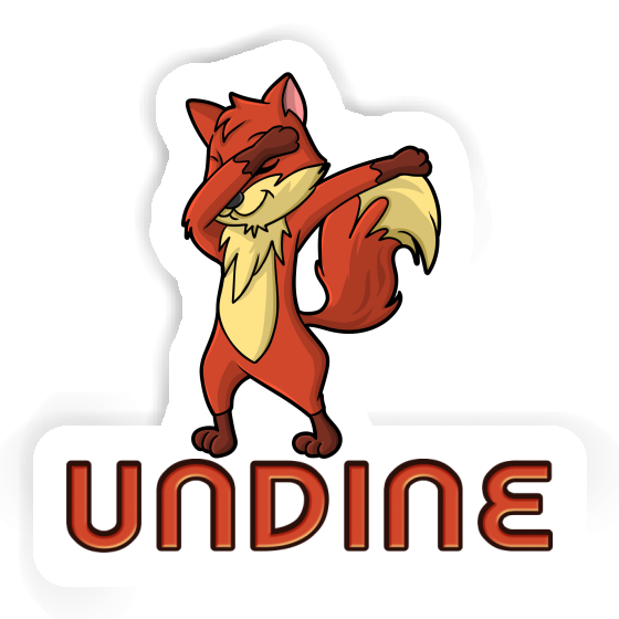 Sticker Fox Undine Notebook Sticker Fox Undine Notebook Image