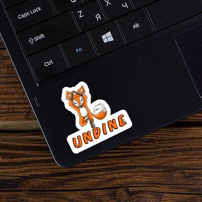 Sticker Undine Yoga Fuchs Image