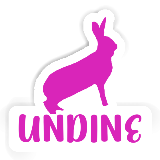 Rabbit Sticker Undine Laptop Rabbit Sticker Undine Laptop Image