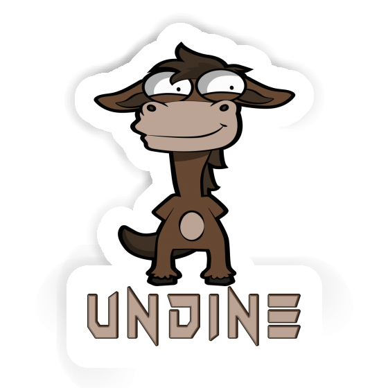 Horse Sticker Undine Gift package Image