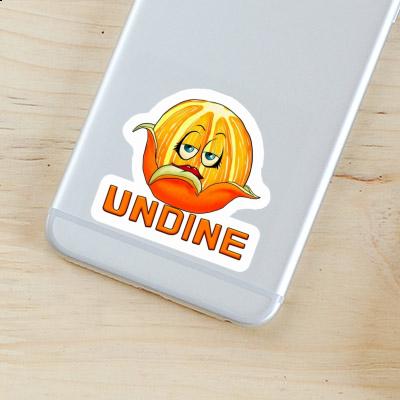 Aufkleber Orange Undine Notebook Aufkleber Orange Undine Notebook Image