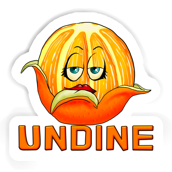Autocollant Orange Undine Notebook Autocollant Orange Undine Gift package Image