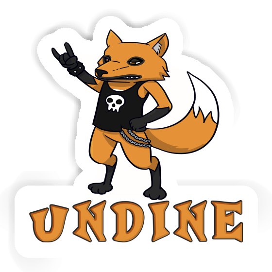 Sticker Rocker Fox Undine Gift package Image