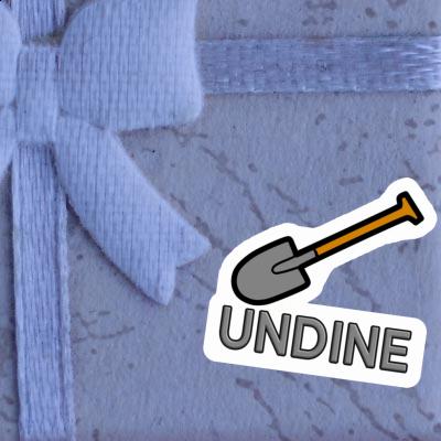 Aufkleber Undine Schaufel Gift package Image