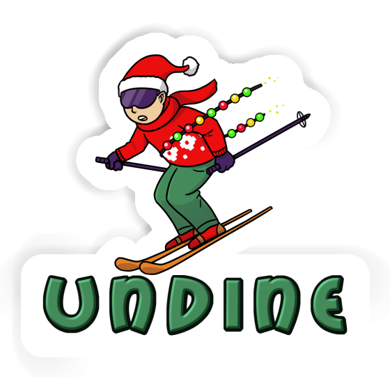 Undine Autocollant Skieur Notebook Undine Autocollant Skieur Notebook Image