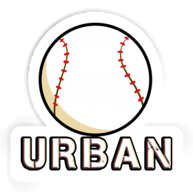 Urban Autocollant Balle de baseball Image