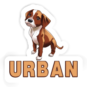 Urban Autocollant Boxer Image