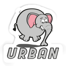 Urban Autocollant Éléphant Image