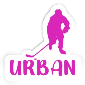 Autocollant Joueuse de hockey Urban Image