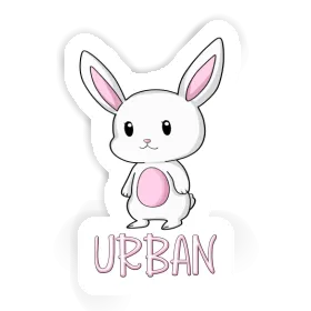 Urban Autocollant Lapin Image