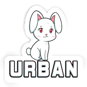 Urban Autocollant Lapin Image