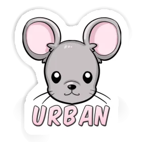 Urban Autocollant Souris Image