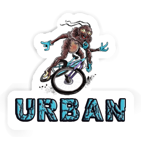 Autocollant Urban Vététiste Image