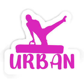 Autocollant Gymnaste Urban Image