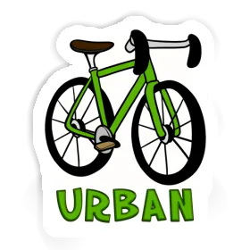 Urban Autocollant Vélo de course Image