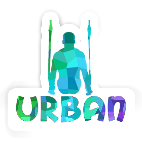 Autocollant Urban Gymnaste aux anneaux Image