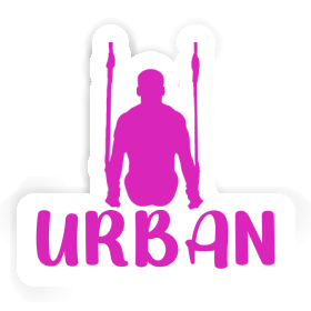 Autocollant Gymnaste aux anneaux Urban Image