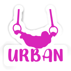 Autocollant Urban Gymnaste aux anneaux Image