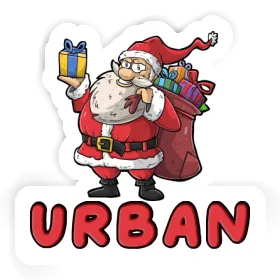 Urban Aufkleber Weihnachtsmann Image
