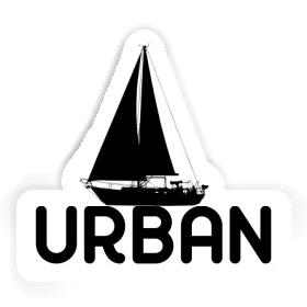 Urban Sticker Segelboot Image
