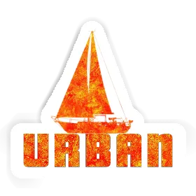 Urban Sticker Segelboot Image