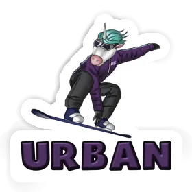 Urban Autocollant Boardeuse Image