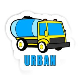Urban Autocollant Camion d'eau Image