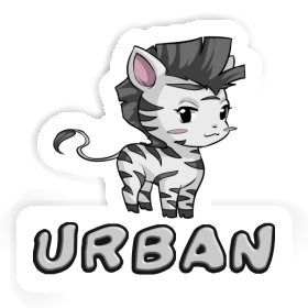 Autocollant Urban Zèbre Image