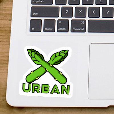 Aufkleber Spargel Urban Notebook Image