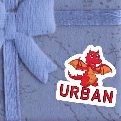 Sticker Urban Baby-Drache Notebook Sticker Urban Baby-Drache Notebook Image
