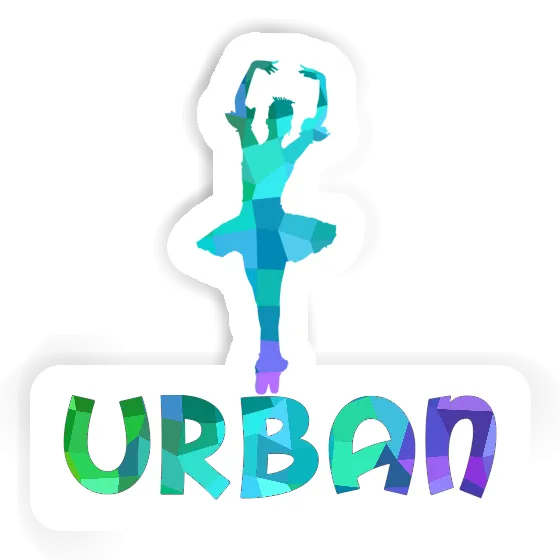 Urban Sticker Ballerina Notebook Image