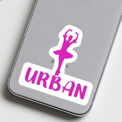 Sticker Ballerina Urban Laptop Image