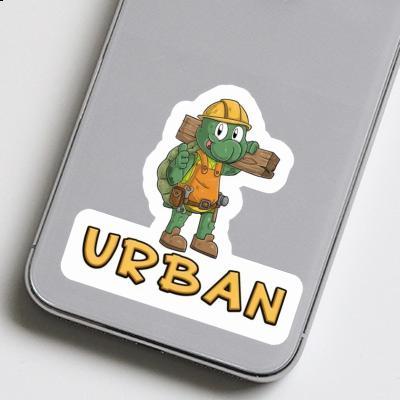Sticker Bauarbeiter Urban Sticker Bauarbeiter Urban Image