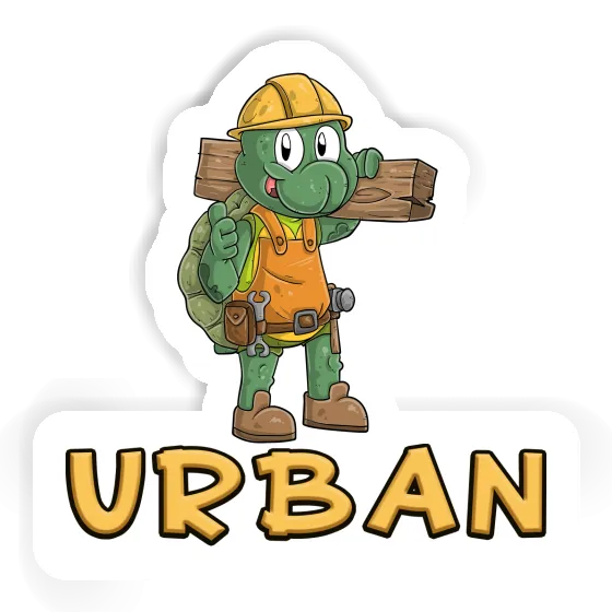 Sticker Bauarbeiter Urban Notebook Sticker Bauarbeiter Urban Notebook Image