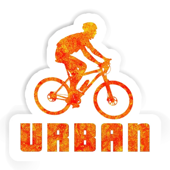 Autocollant Urban Vététiste Autocollant Urban Vététiste Image