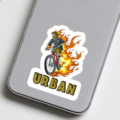 Mountainbiker Sticker Urban Mountainbiker Sticker Urban Image
