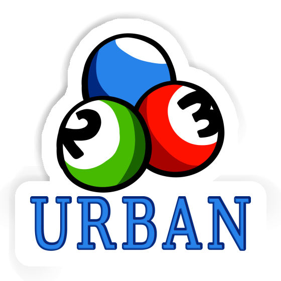 Autocollant Urban Boule de billard Autocollant Urban Boule de billard Image
